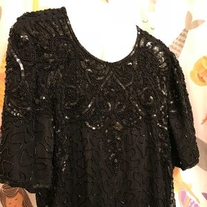 Price just lowered- Beaded Vintage cocktail Dress